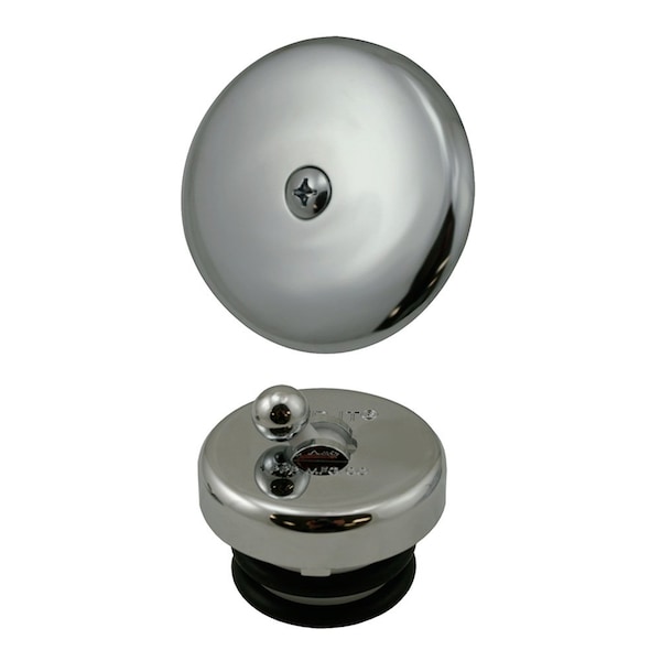 Jones Stephens Chrome Plated One-Hole Flip-It Tub Drain Trim Kit P35170 - main